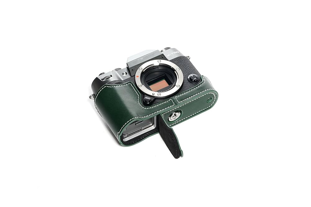 Amazon | FUJIFILM X-T50 XT50用ハンドメイド本革ハーフカメラ